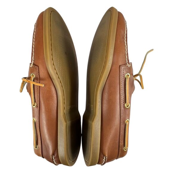 Sperry Top-Sider Men 11M Tan Leather Slip-On‎ Boat Shoes Loafers main image 7